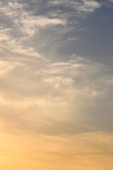 Obraz premium Calm background. Colorful cloudy sky during dawn. Cover. Picture. Wallpaper. Postcard.