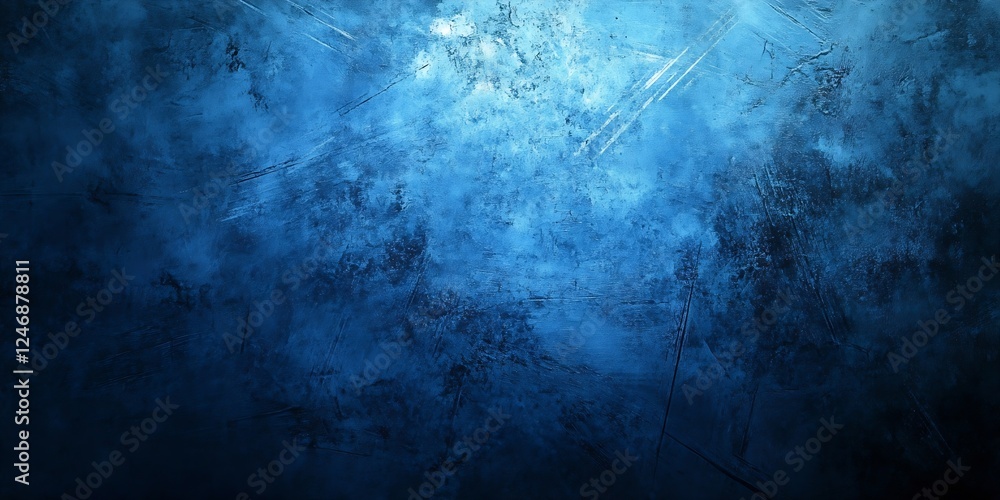 Poster abstract blue grunge texture with artistic weathered surface for creative background use : generativ