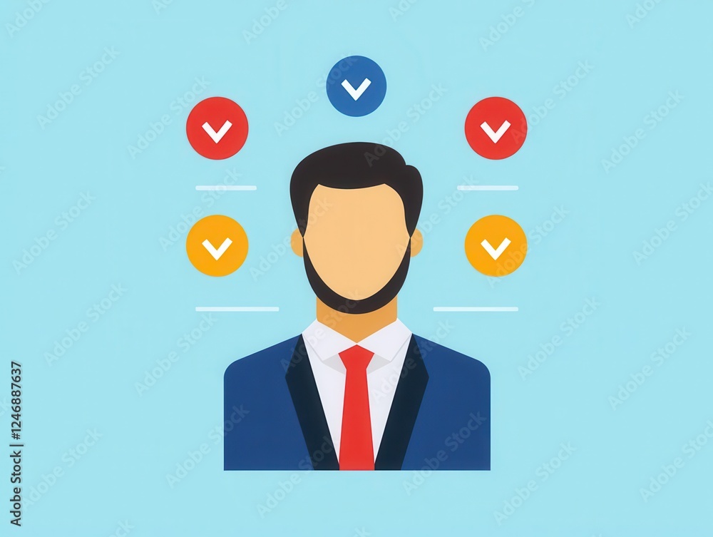 Aufkleber marketing research analysis behavior. behavioral micro-segmentation dashboard dividing audiences int