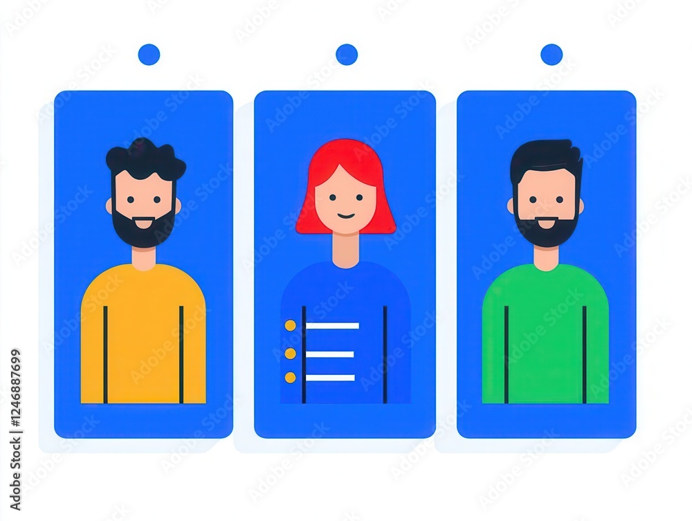Aufkleber marketing research analysis behavior. behavioral micro-segmentation dashboard dividing audiences int