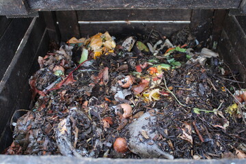 Bac compost collectif en bois