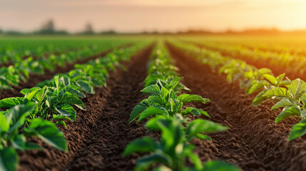 a scenic farm landscape with lush vegetation
