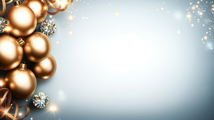 Golden Christmas Ornament Elegance 