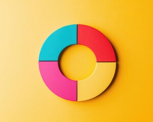 Obraz premium cost of capital return growth. Circular infographic connecting cost of capital, return on investment ROI, and growth strategies for decision-making