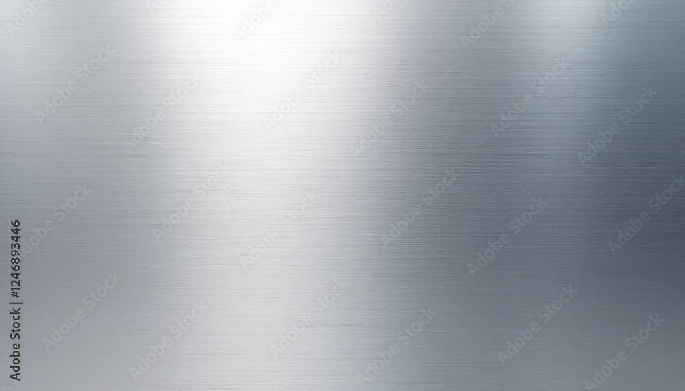 Poster brushed metal surface with subtle texture and gradient reflection
