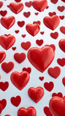 Hearts shape mobile wallpaper high quality HD wallpaper 