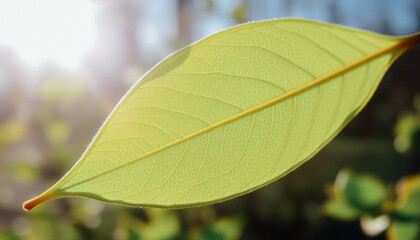 A single green leaf covered in dewdrops against a simple, clean background, creating a minimalist nature-inspired composition.