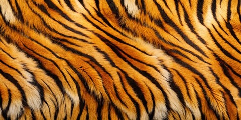 Fototapeta premium Minimalist Tiger Stripes: Abstract Animal Print Texture for Fashion & Design