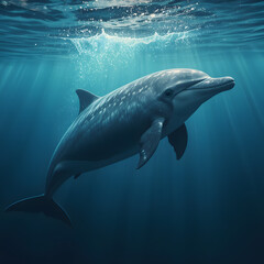 Fototapeta premium dolphin in the water