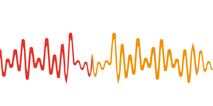 Heart rate,cardiogram icon. Pulse waveform. Heart rythm problems, arrhythmia. Medical illustration. Isolated black and white healthcare vector sign. Hospital reanimation symbol.