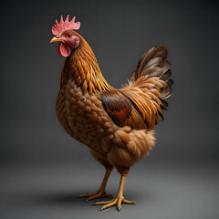 Fototapeta premium rooster on the 