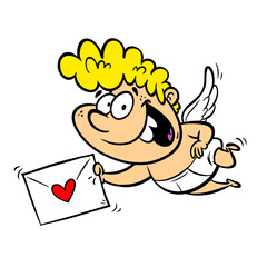 Vector illustration of cupid to celebrate Valentine's Day
