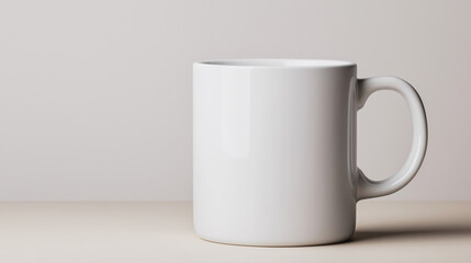 Obraz premium a white mug