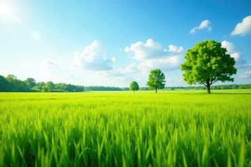 Mehrere h?fthohe Mohnpflanzen wachsen in einem gr?nen Feld, landwirtschaft, gr?nland