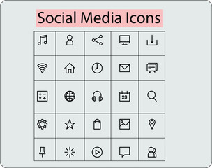 Simple vector calendar icon representing dates, months, and planning with elements like time, events, and reminders for business and personal scheduling