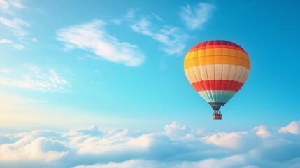 Fototapeta premium hot air balloon in the sky