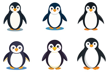 penguin vector art illustration design