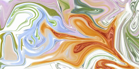 Fototapeta premium Colorful marbleized painting background. Liquid marbling paint background.Fluid painting abstract texture.Style incorporates the swirls of marble