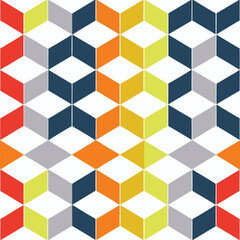 Obraz premium Abstract background with colorful squares vector texture design.