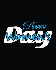 Happy Women's Day T-Shirt Design