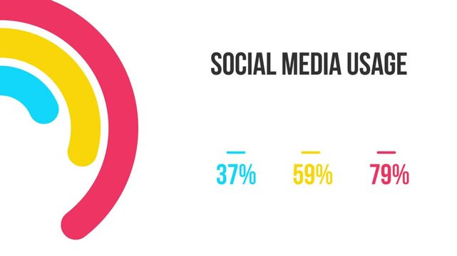 Infographic chart for social media