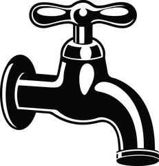 Stylish premium quality Tap vector illustration, Tap silhouette vector art, Tap line art vector icon design