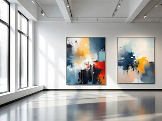 Artistic illustration. Art Gallery of Contemporary Art