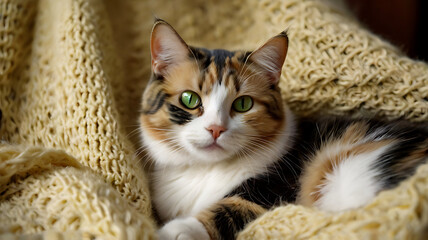 close up portrait of a cat
