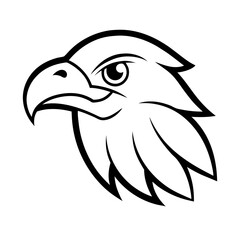 eagle head vector illustration