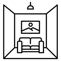 Home Interior  Icon Element For Design