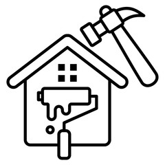 Home Improvement  Icon Element For Design