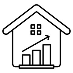 Housing Market  Icon Element For Design