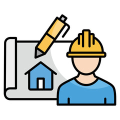 Engineering Design  Icon Element For Design