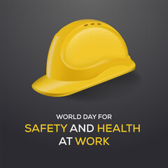 world day for safety and health at work poster