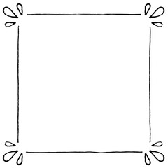 手描きのフレーム