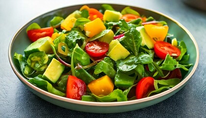 plant-based meal plans with high-protein ingredients, Vibrant Fresh Salad Mix