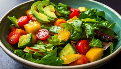 plant-based meal plans with high-protein ingredients, Vibrant Fresh Salad Mix
