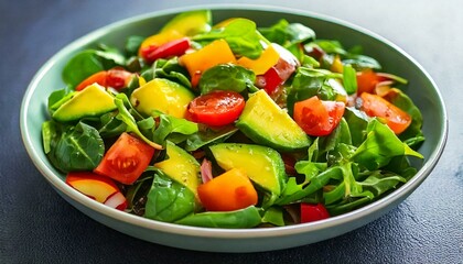 plant-based meal plans with high-protein ingredients, Vibrant Fresh Salad Mix