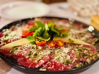 Tasty Meat Carpaccio Meadow
