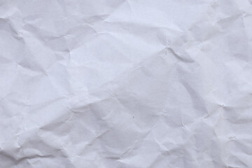 Obraz premium Crumpled white paper texture background