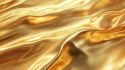 Golden Elegance Abstract Background with Shiny Metallic Texture for Luxury Branding and Design Projects