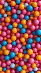 Fototapeta premium Colorful round candies.