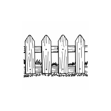 recommend clip art: wooden fence line art isolated on white background 
                    
                    
                    