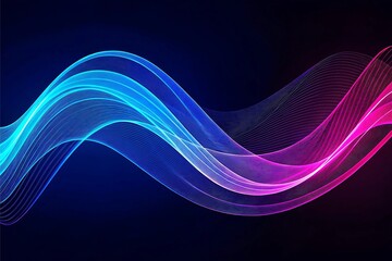 abstract blue wave background