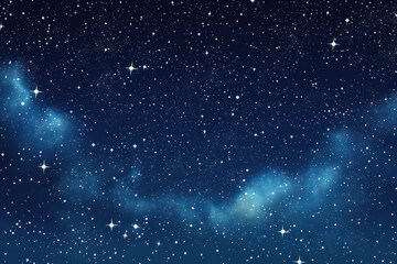 Fototapeta premium Charming flat design template featuring stars in cosmic surroundings