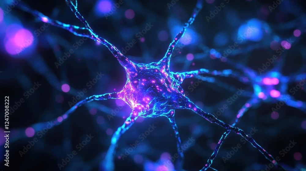 Aufkleber microscopic neural network visualization for neuroscience research and ai innovation