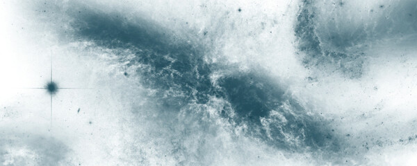 Infinite Universe Displaying a Mysterious and Hypnotic Nebula Floating in a Deep Space Setting
