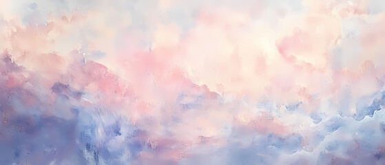 Dreamy Pastel Watercolor Texture with Soft Abstract Blending