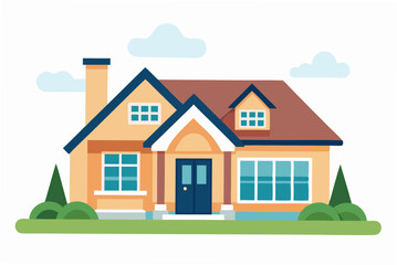 vector illustration of a house