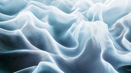 Obraz premium Abstract flowing lines in gentle hues photo